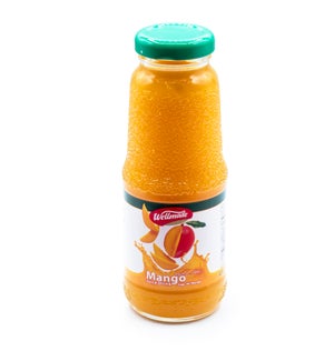 Mango Wellmade Mini Juice Glass Bottle 250 ml x 24